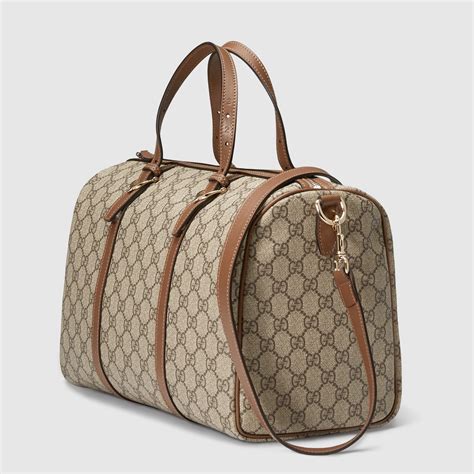 gucci nice gg supreme canvas top handle bag|Gucci Nice medium top handle bag in Beige/ebony GG Supreme .